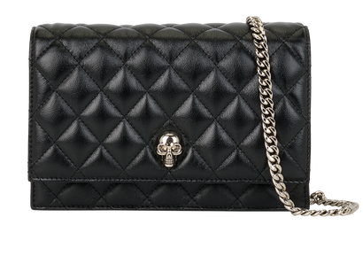 Embellished Skull Mini Flap, front view